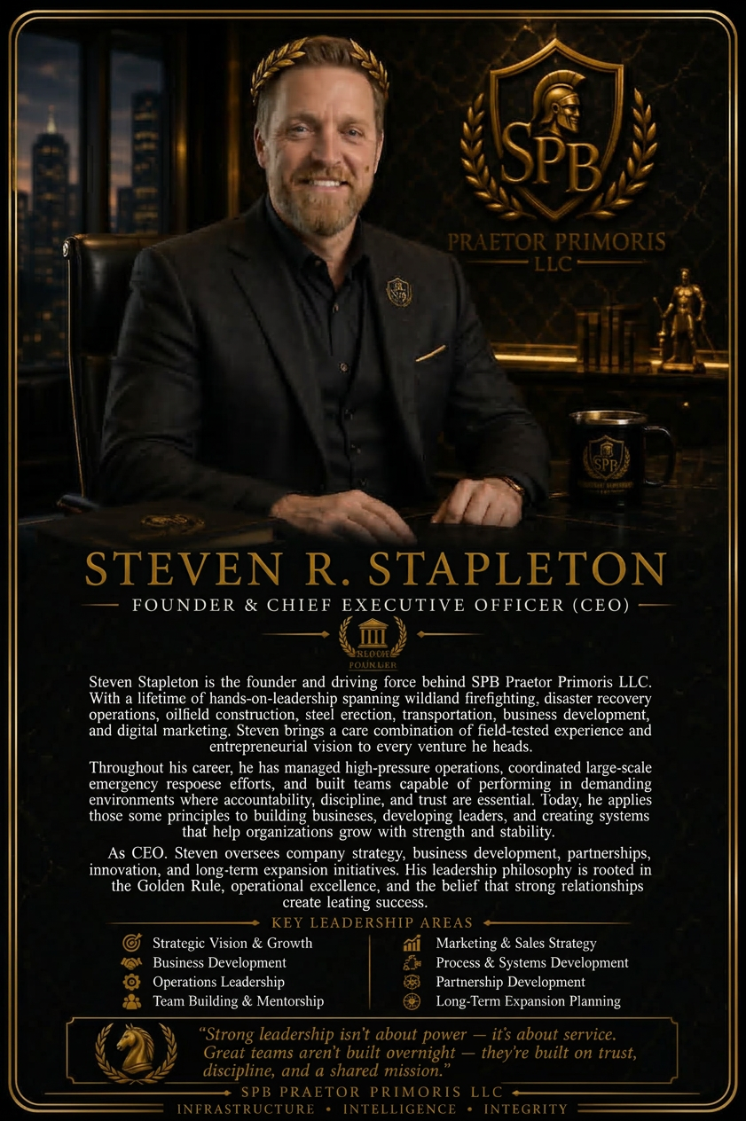 Steven R. Stapleton — Founder & Chief Executive Officer (CEO)