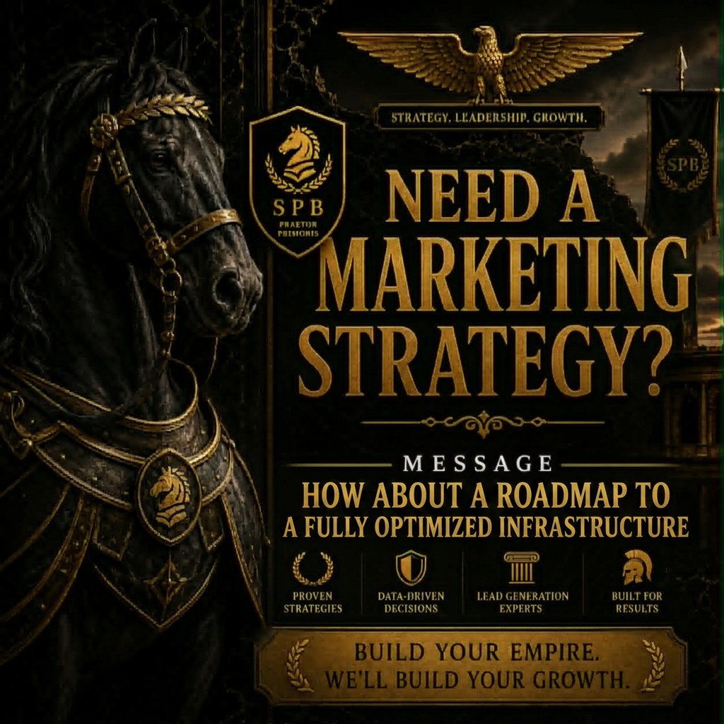 Need a marketing strategy? How about a roadmap to a fully optimized infrastructure — SPB Praetor Primoris